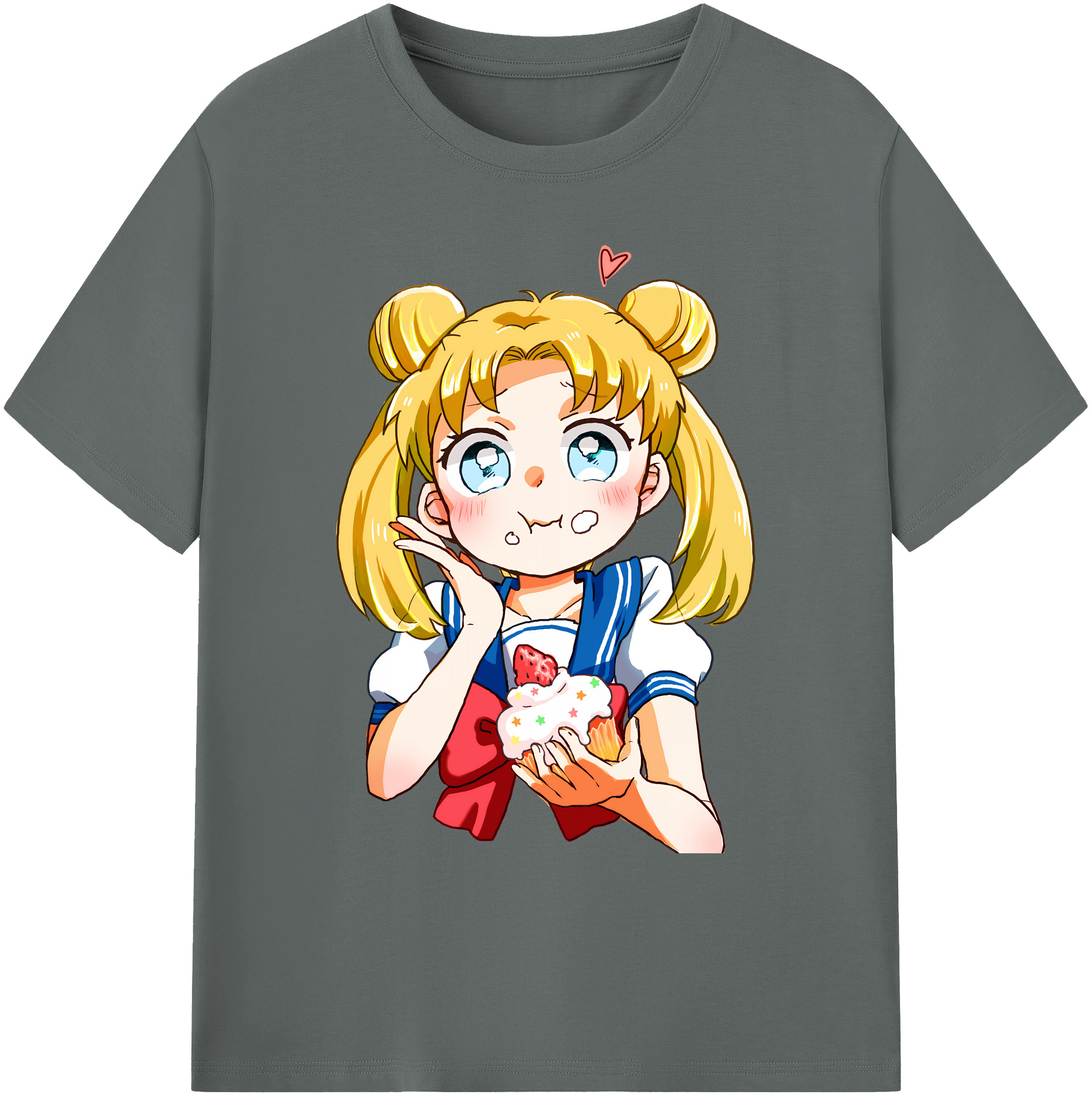 （画像用） 美少女戦士セーラームーン 愛野 美奈子 あいの みなこ Sailor Moon Aino Minako 綿100％ メンズ半袖Tシャツ｜肌触りやわらか＆通気性